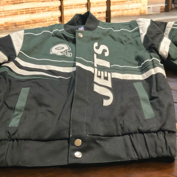 Youth Large NFL Jets Snap Closure Coat. NWT. - Picture 2 of 12